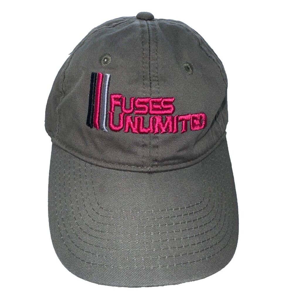 Fuses Unlimited Circuit Protection Strapback Hat Army Green Cap